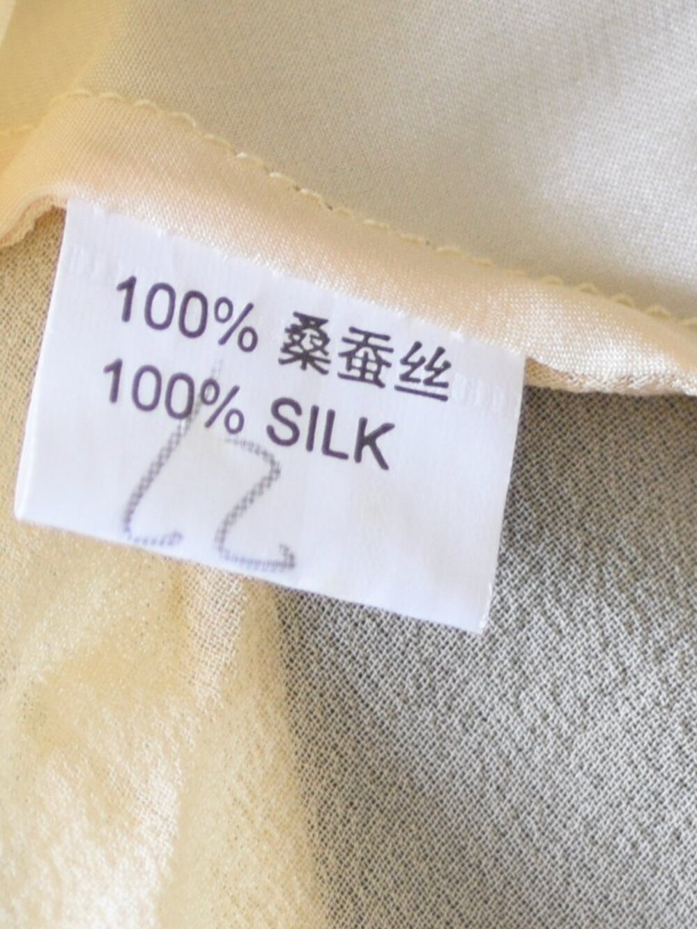 Vivaseta Silk Top With Embroidery On Silk Chiffon - Picture 7 of 7